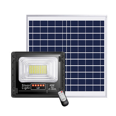 چراغ خورشیدی 25w 150w 300 وات 80lm/w 3.7V چراغ های امنیتی با انرژی خورشیدی در فضای باز