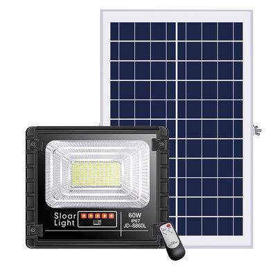 چراغ خورشیدی 25w 150w 300 وات 80lm/w 3.7V چراغ های امنیتی با انرژی خورشیدی در فضای باز