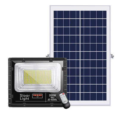 چراغ خورشیدی 25w 150w 300 وات 80lm/w 3.7V چراغ های امنیتی با انرژی خورشیدی در فضای باز