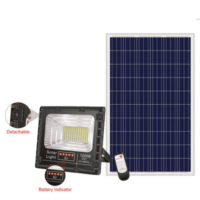 چراغ خورشیدی 25w 150w 300 وات 80lm/w 3.7V چراغ های امنیتی با انرژی خورشیدی در فضای باز
