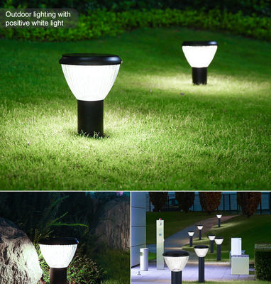 35/65/85CM چراغ باغ خورشیدی LED استیل ضد زنگ 6500LM پشتیبانی دیمر