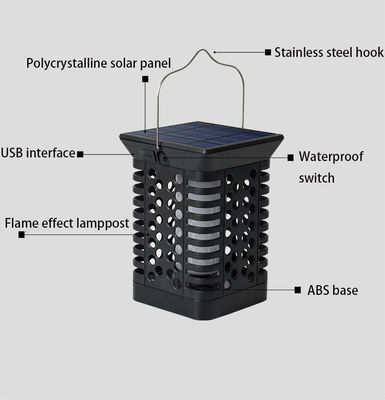 FCC مدرن 95lm/w ABS LED خورشیدی چشم انداز چراغ خورشیدی فلیکر چراغ سهام