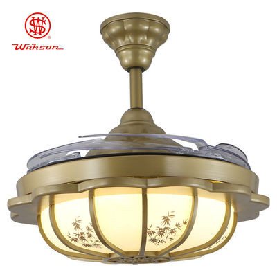 30000 ساعت 5250lm پنکه سقفی LED بدون پره با تیغه های تاشو