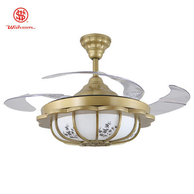 30000 ساعت 5250lm پنکه سقفی LED بدون پره با تیغه های تاشو