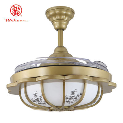 30000 ساعت 5250lm پنکه سقفی LED بدون پره با تیغه های تاشو