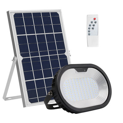 پارک موضوعی 7000K چراغ ایمنی خورشیدی کنترل از راه دور 100lm/W Ip65 چراغ سیل خورشیدی
