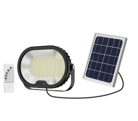 پارک موضوعی 7000K چراغ ایمنی خورشیدی کنترل از راه دور 100lm/W Ip65 چراغ سیل خورشیدی