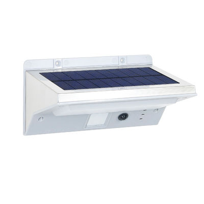 IP65 6000-6500K سنسور خورشیدی LED در فضای باز چراغ دیواری 3.7 ولت با پایه آلومینیومی