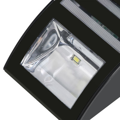 چراغ دیواری سنسور خورشیدی LED مشکی 120LM در فضای باز 8-10 ساعت زمان کار