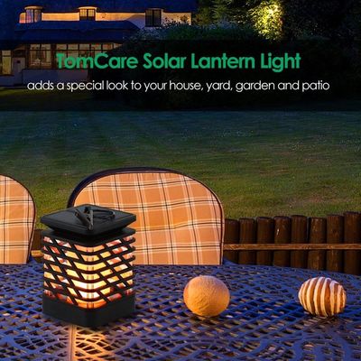 چراغ باغ خورشیدی معلق 30-40LM 3000K-3500K Solar Flame Flame