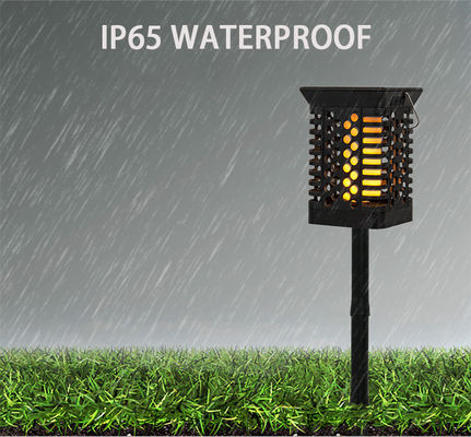 مشعل چراغ لامپ سوسو زننده شعله خورشیدی 100lm/w LED گرم IP65 75 LED خورشیدی