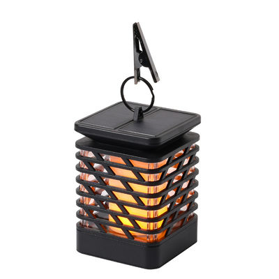 گرم سفید 3500K 40LM بی سیم LED خورشیدی فانوس باغچه مشعل خورشیدی