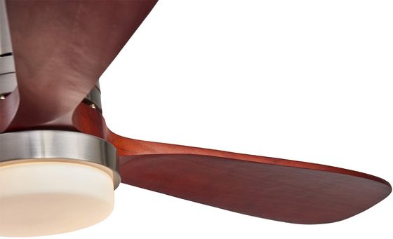 EMC Home Hotel 220v 1320mm فن سقفی چوبی چراغ سه سرعته سفارشی