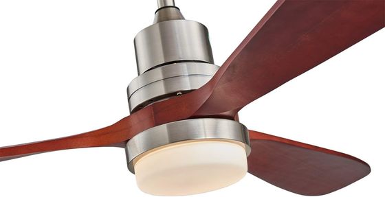 EMC Home Hotel 220v 1320mm فن سقفی چوبی چراغ سه سرعته سفارشی