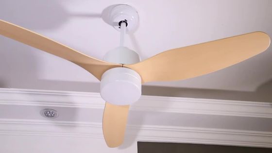 چراغ پنکه سقفی چوبی 3 پره دوار DC220V LED 12W برای هتل خانگی