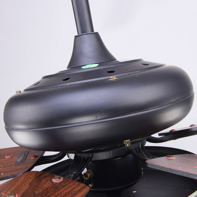 وستینگ هاوس 52cm 110AC کریستال مشکی فن سقفی چراغ 5 پره 3 آباژور