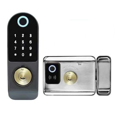 دستگیره استوانه‌ای 38 میلی‌متری 70 میلی‌متری قفل هوشمند ترکیبی صفحه کلید Deadbolt