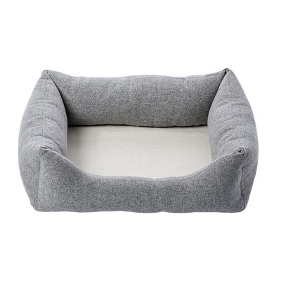 OEM ODM Pet Products FiberEVA تخت سگ کتانی مستطیلی شطرنجی