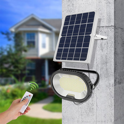Ip65 60 Led Solar Flood Light 100lm 25w خورشیدی در فضای باز